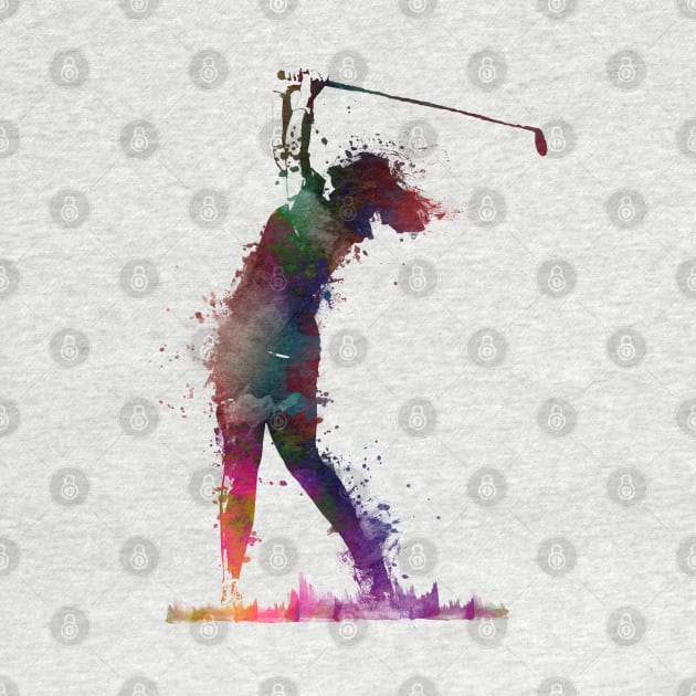 golf player sport art #golf #sport by JBJart